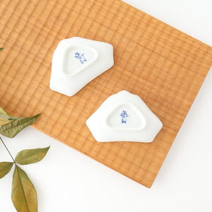 Mount Fuji-shaped Sauce Plate Blue Komon | Arita Ware