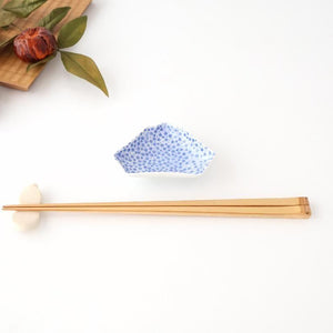 Mount Fuji-shaped Sauce Plate Blue Komon | Arita Ware