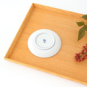 Round Sauce Plate Plum,Warbler and Mt.fuji | Arita Ware