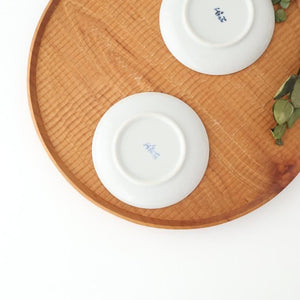 Round Sauce Plate Mt. Fuji and Chrysanthemums | Arita Ware