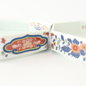 Rinkuro Kiln Octagonal Bowl Chrysanthemum | Hasami Ware