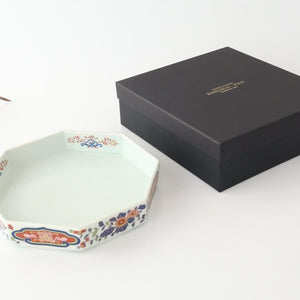 Rinkuro Kiln Octagonal Bowl Chrysanthemum | Hasami Ware
