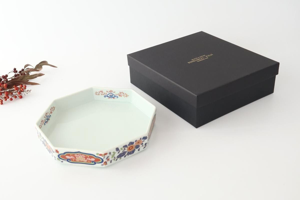 Rinkuro Kiln Octagonal Bowl Chrysanthemum | Hasami Ware