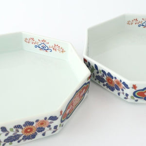 Rinkuro Kiln Octagonal Bowl Chrysanthemum | Hasami Ware