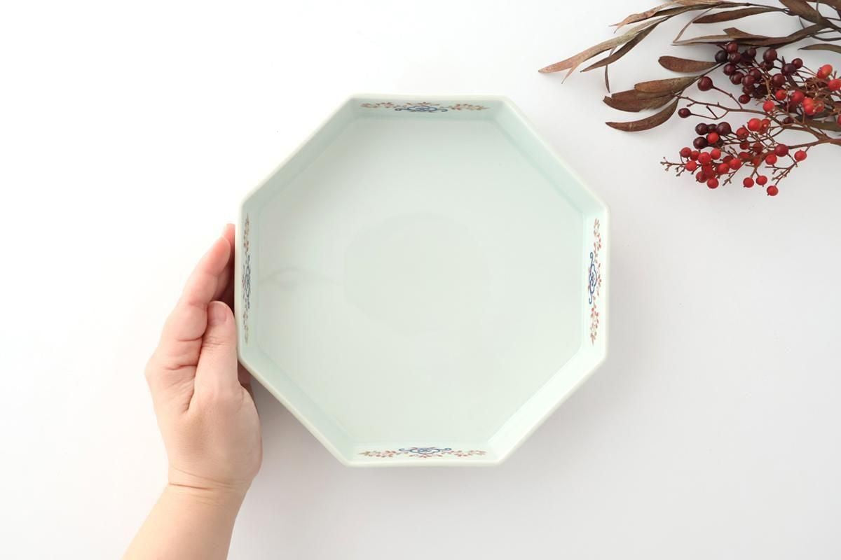 Rinkuro Kiln Octagonal Bowl Chrysanthemum | Hasami Ware