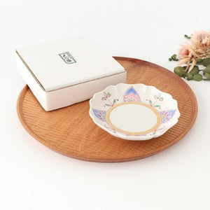 Ginshu Kiln Flower-shaped Coloerd Plate 13cm/5.1in  | Kutani Ware