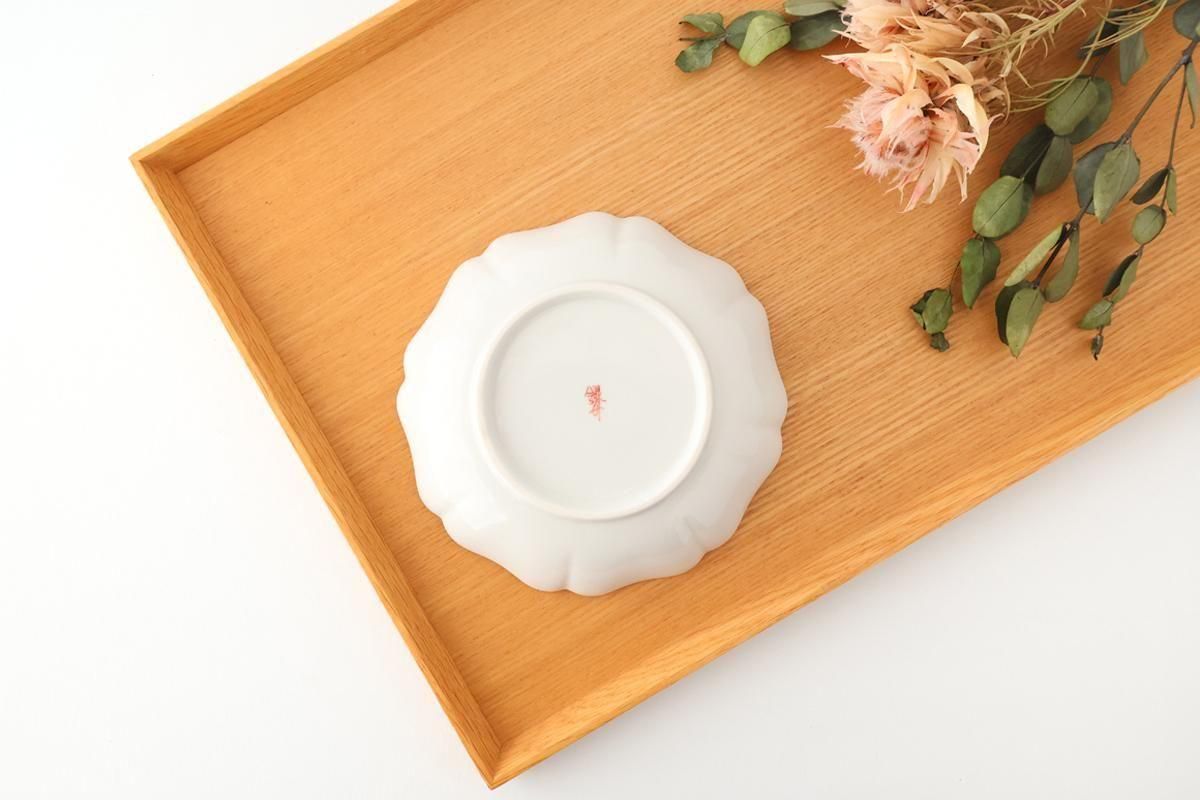 Ginshu Kiln Flower-shaped Coloerd Plate 13cm/5.1in  | Kutani Ware