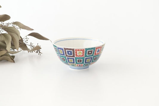 Seikou Kiln Rice Bowl Stone Pavement｜Kutani Ware