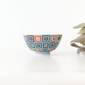 Seikou Kiln Rice Bowl Stone Pavement｜Kutani Ware