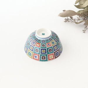 Seikou Kiln Rice Bowl Stone Pavement｜Kutani Ware