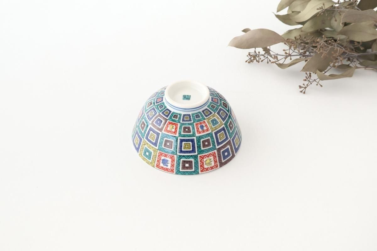 Seikou Kiln Rice Bowl Stone Pavement｜Kutani Ware