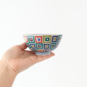 Seikou Kiln Rice Bowl Stone Pavement｜Kutani Ware