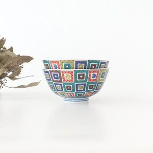 Seikou Kiln Rice Bowl Stone Pavement｜Kutani Ware