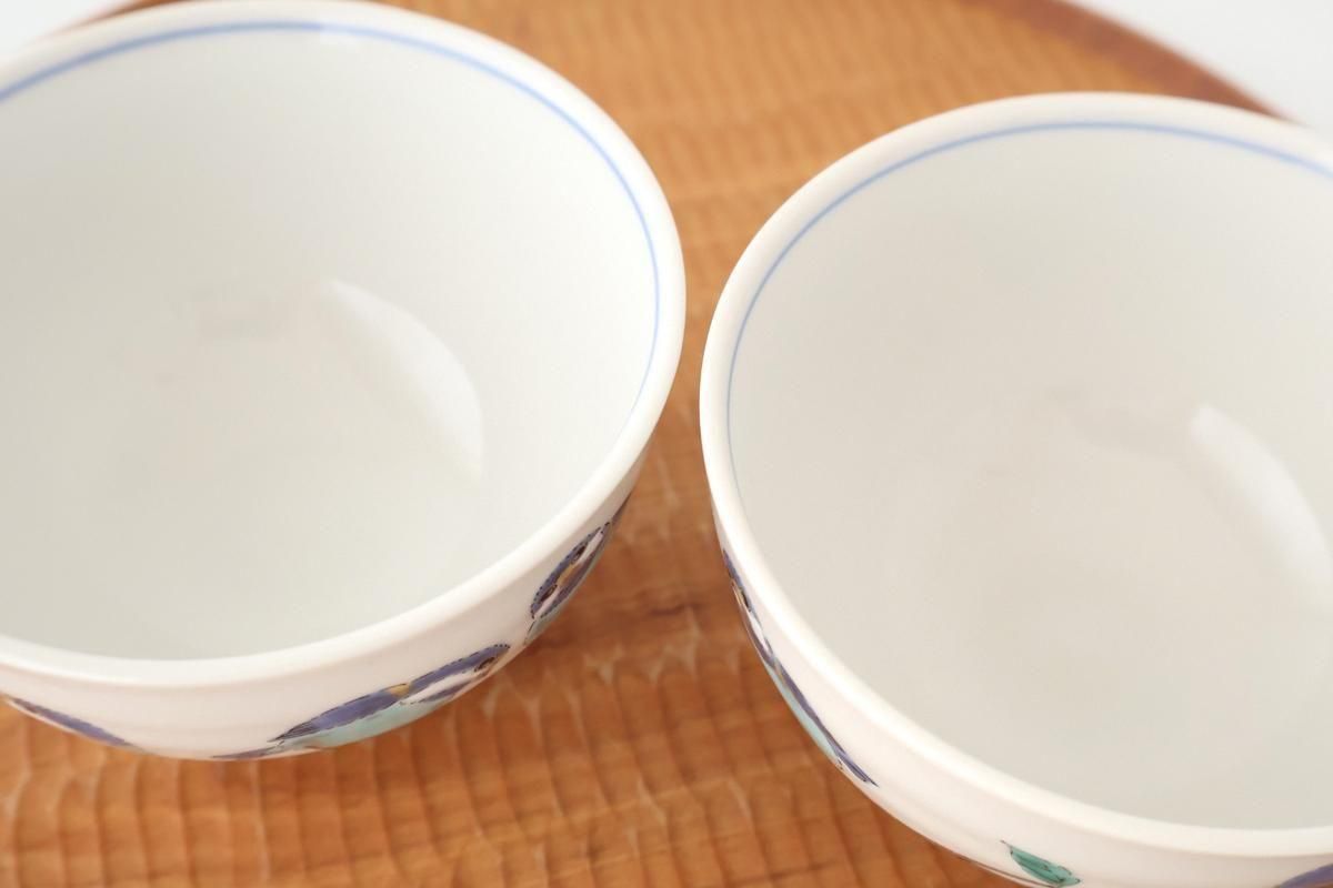 Seikou Kiln Rice Bowl  Varied Tit｜Kutani Ware