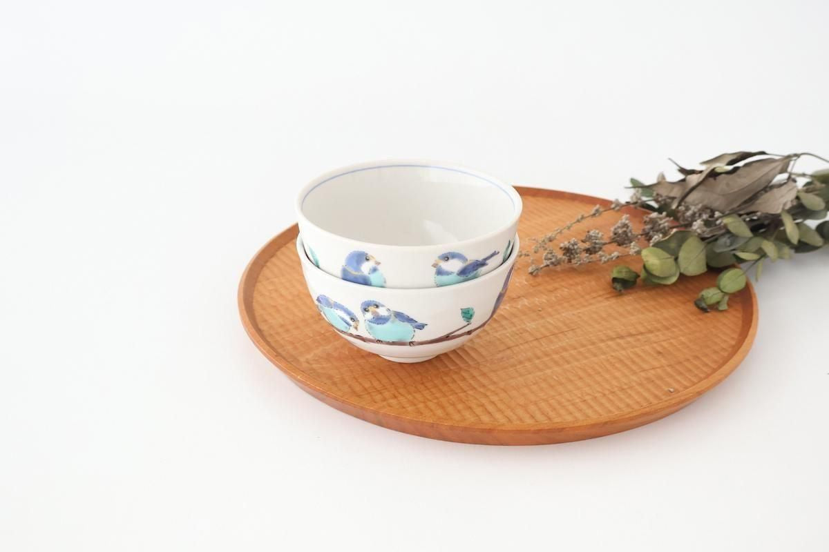 Seikou Kiln Rice Bowl  Varied Tit｜Kutani Ware