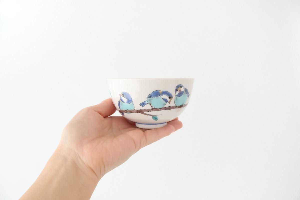 Seikou Kiln Rice Bowl  Varied Tit｜Kutani Ware