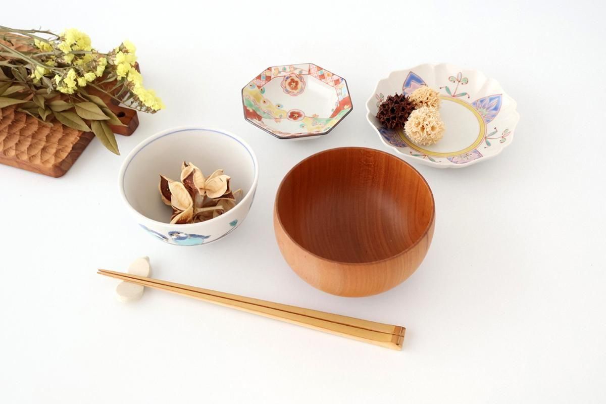 Seikou Kiln Rice Bowl  Varied Tit｜Kutani Ware