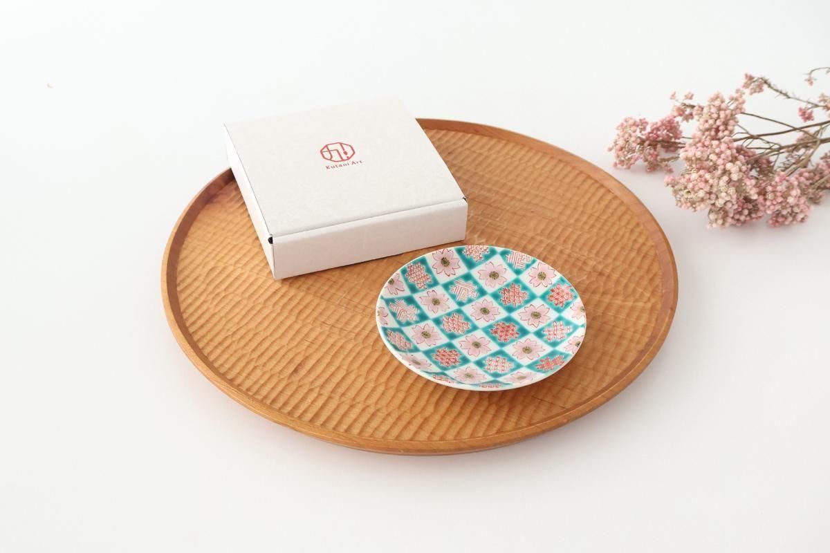 Kutani Art Sauce Plate Cherry Blossom | Kutani Ware
