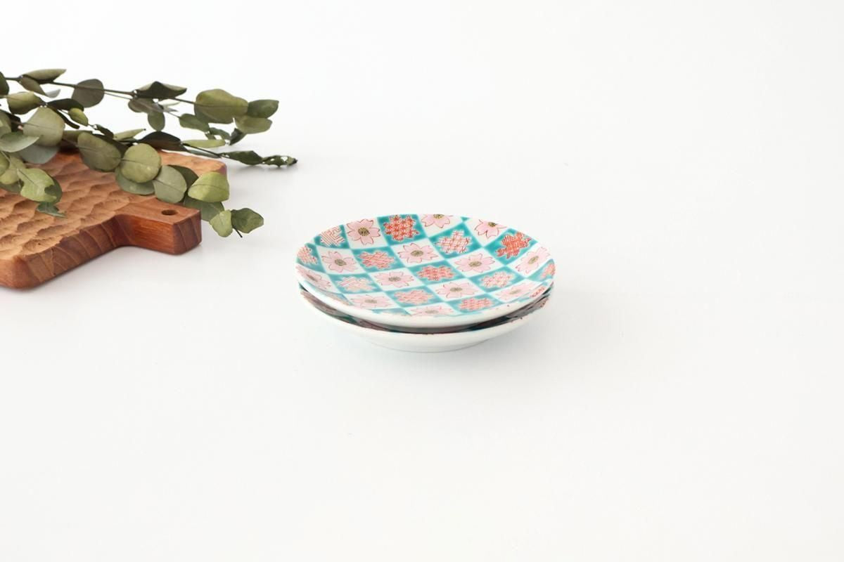 Kutani Art Sauce Plate Cherry Blossom | Kutani Ware