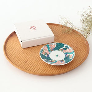 Kutani Art Sauce Plate Shochikubai | Kutani Ware