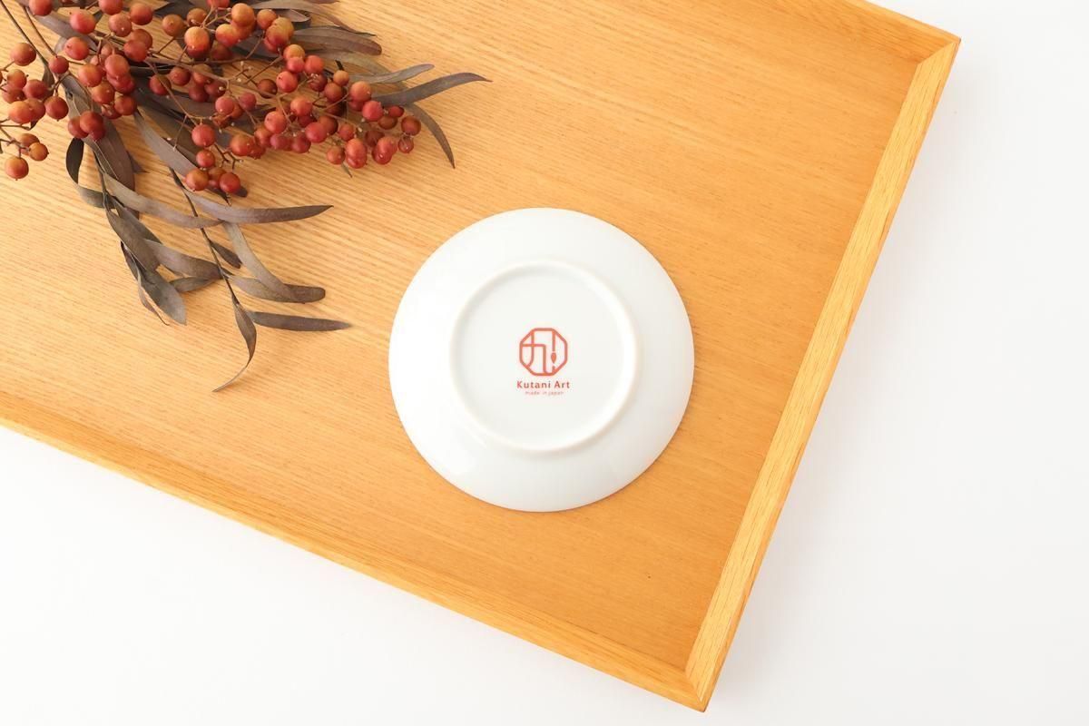 Kutani Art Sauce Plate Shochikubai | Kutani Ware