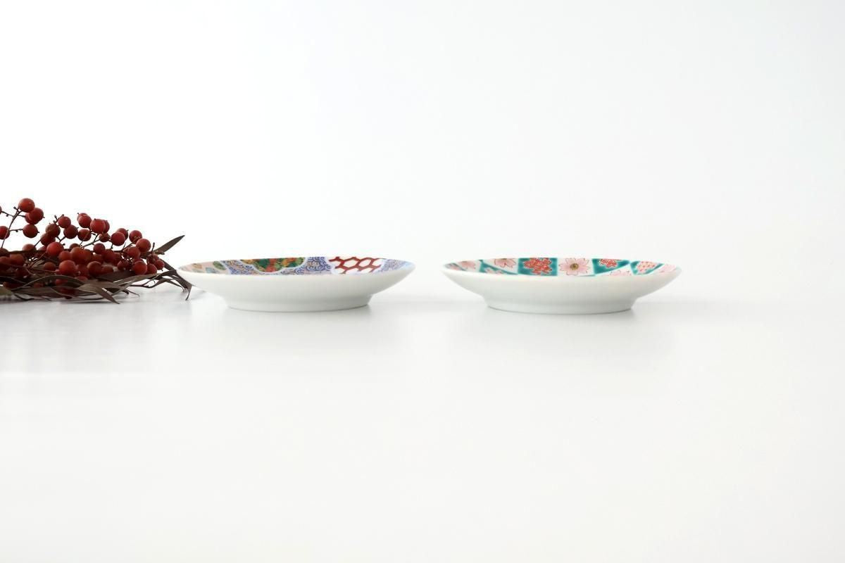 [Set of 5] Kutani Art Sauce Plates Set | Kutani Ware