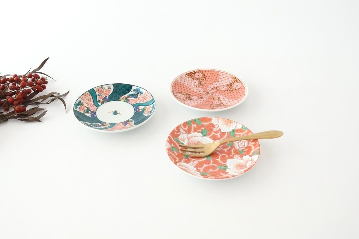[Set of 5] Kutani Art Sauce Plates Set | Kutani Ware