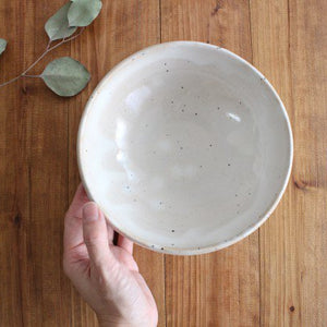 Large Bowl Shinogi White | Serving Bowl Mino Ware