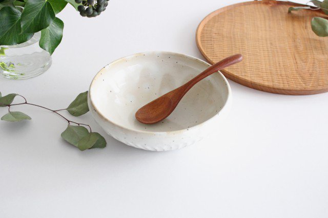 Large Bowl Shinogi White | Serving Bowl Mino Ware