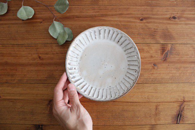 Round Side Plate White 15.5cm/6.1in | Mino Ware