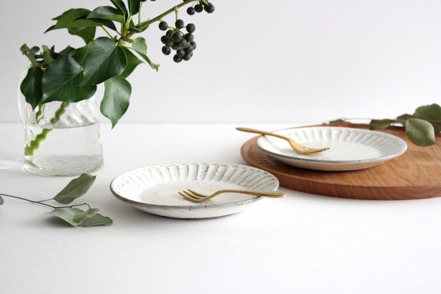 Round Side Plate White 15.5cm/6.1in | Mino Ware