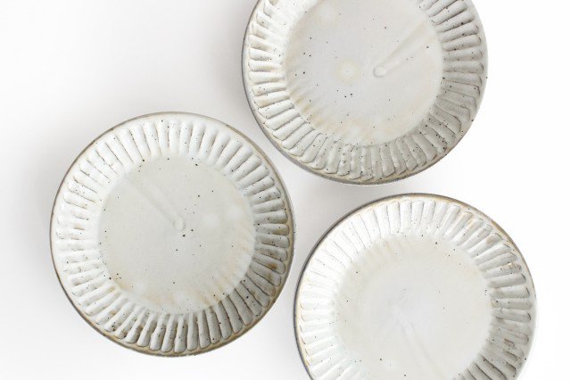 Round Shaved Plate Large | Mino Ware