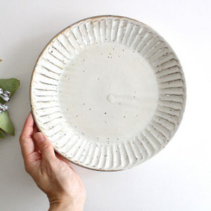 Round Shaved Plate Large | Mino Ware