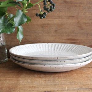 Round Shaved Plate Large | Mino Ware