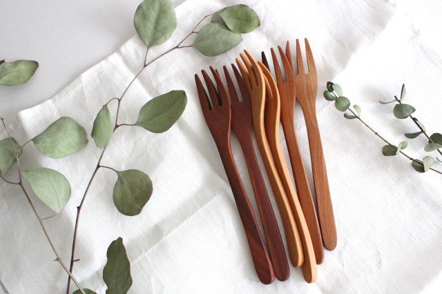 Natural Wooden Dinner Fork