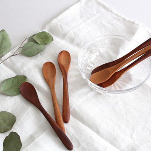 natural wooden teaspoon