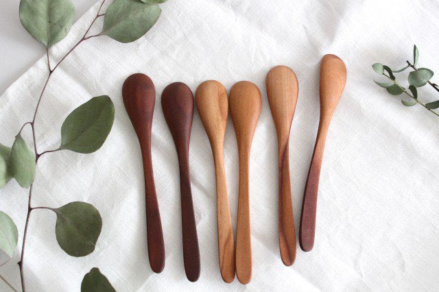 natural wooden teaspoon