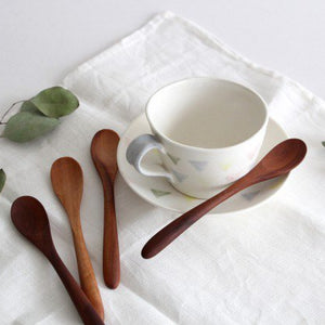 natural wooden teaspoon