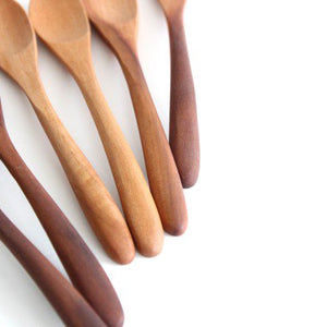 natural wooden teaspoon