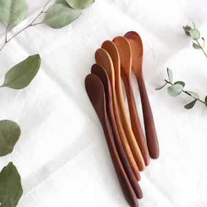 natural wooden teaspoon