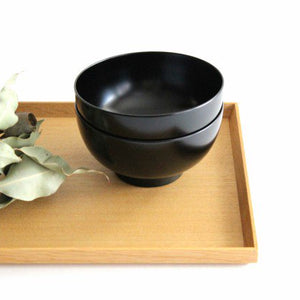 Echizen lacquered soup bowl (dishwasher safe) Black Matsuya Shikki Store