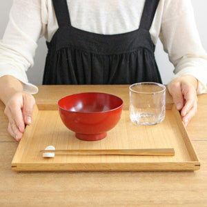 Matsuya Shikki Store Soup Bowl Vermilion | Echizen Lacquerware