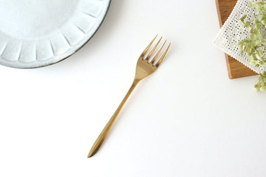 brass dinner fork