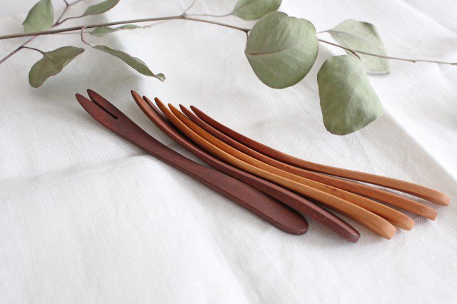 Natural Wooden Fork 13.0cm/5.1in