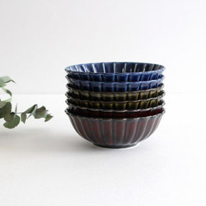 12cm/4.7in Pot Eggplant Navy (Blue) Porcelain Giyaman Mino Ware