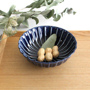12cm/4.7in Pot Eggplant Navy (Blue) Porcelain Giyaman Mino Ware