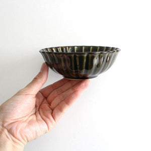 Giyaman Small Bowl Green 12cm/4.7in | Kobachi Mino Ware