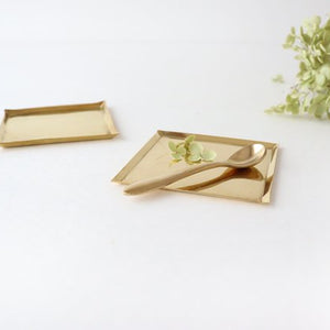 Brass coaster tray