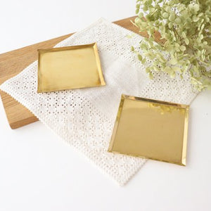 Brass coaster tray