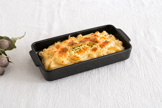 Square Deep Plate Gratin Dish Black | Banko Ware